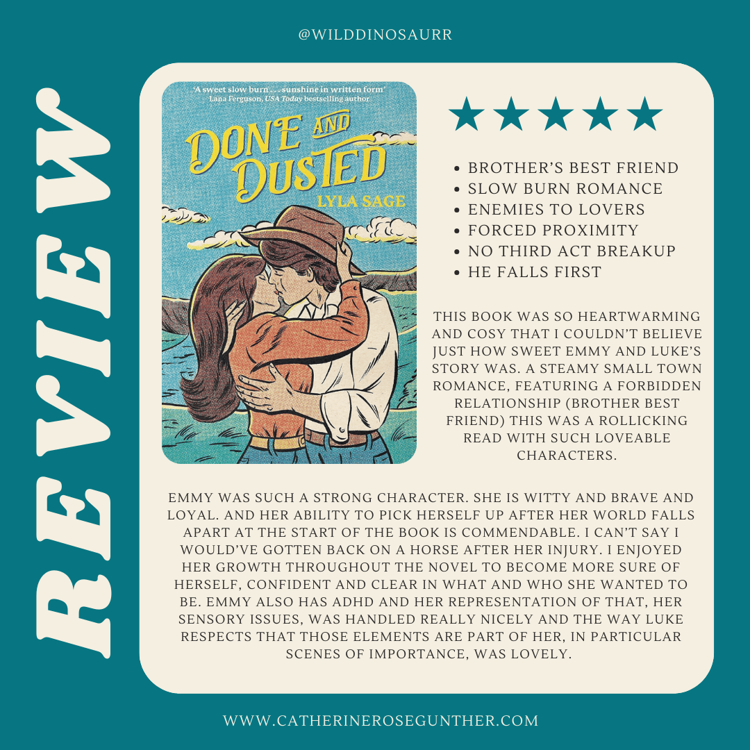 Done and Dusted by Lyla Sage Review page 1