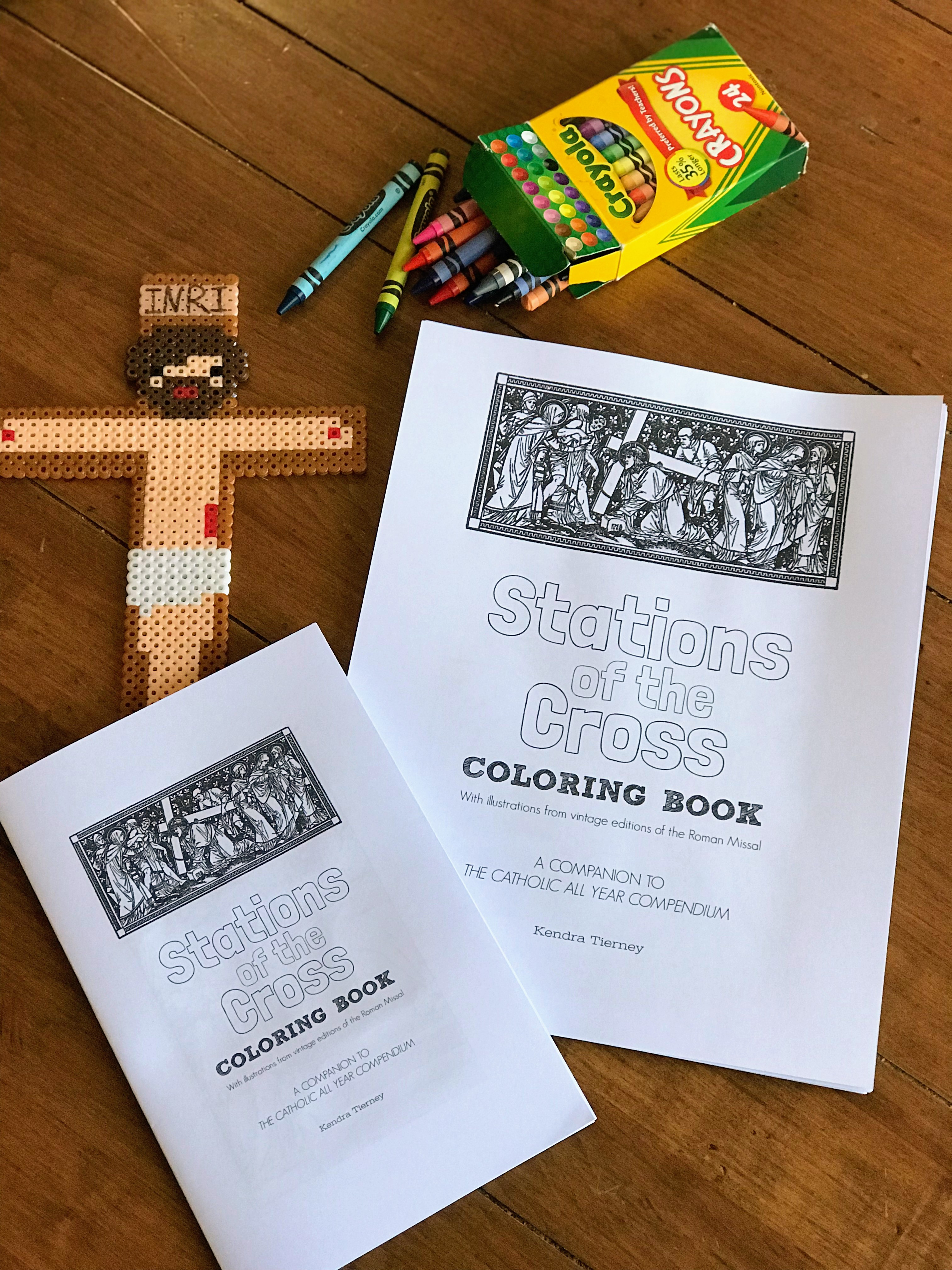 These alphabet coloring sheets will help little ones identify uppercase and lowercase versions of each letter. Stations Of The Cross Printable Coloring Book Coloring Pages For Adults And Kids Digital Download Catholic All Year