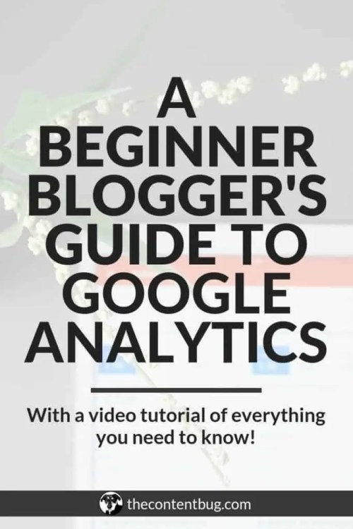 Do you use Google Analytics for your blog? If you don't then you need to! With Google Analytics, you can see who visits your blog, what pages are getting the most pageviews, and where your traffic is coming from. A Google Analytics video tutorial is included! | Google basics | Website basics | Start a website | Start a blog | Beginner Blogger | What to do as a beginner blogger #Bloggingtips
