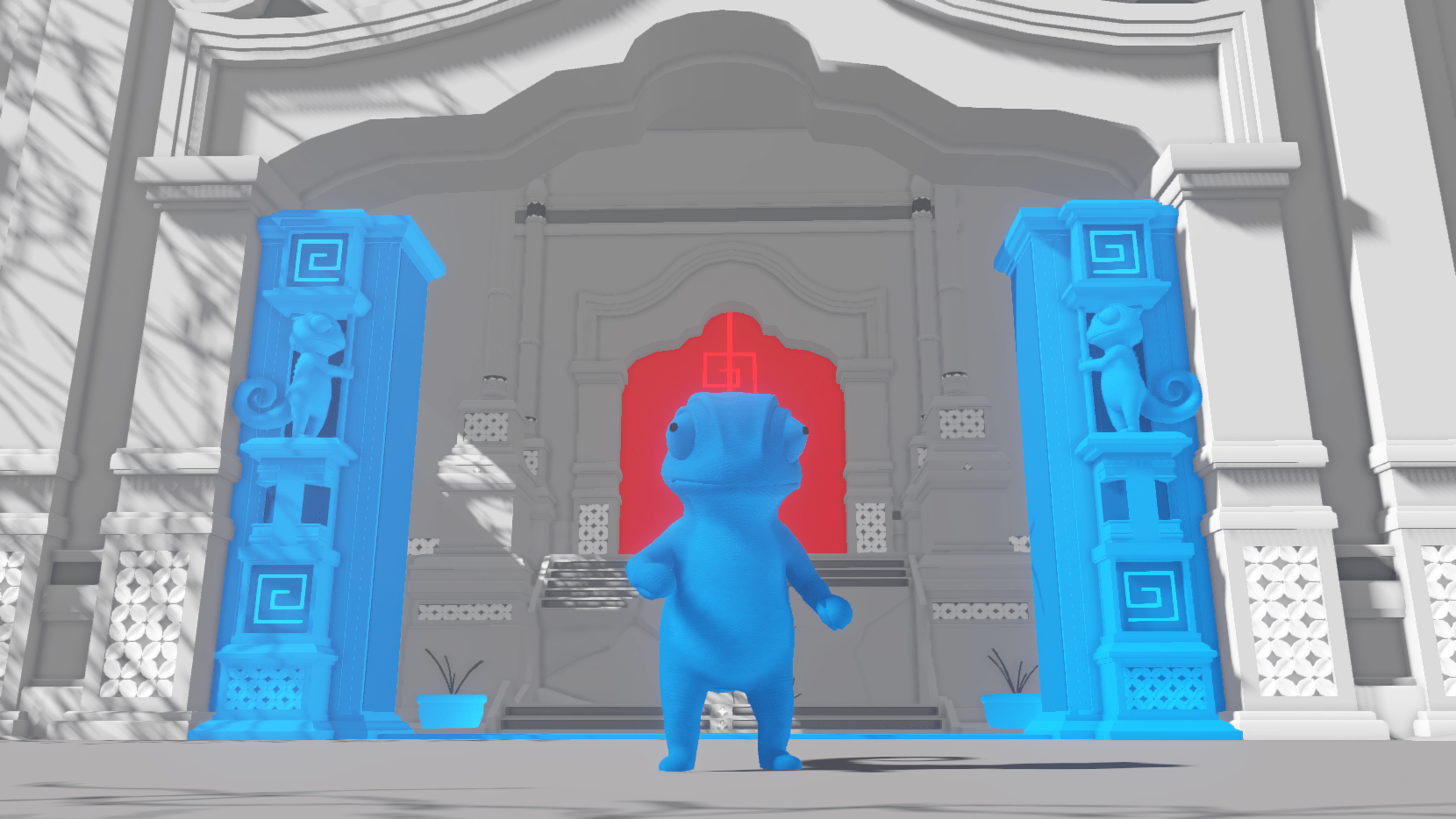 Color Thief: Chameleon Temple: 3DsMax, Unity