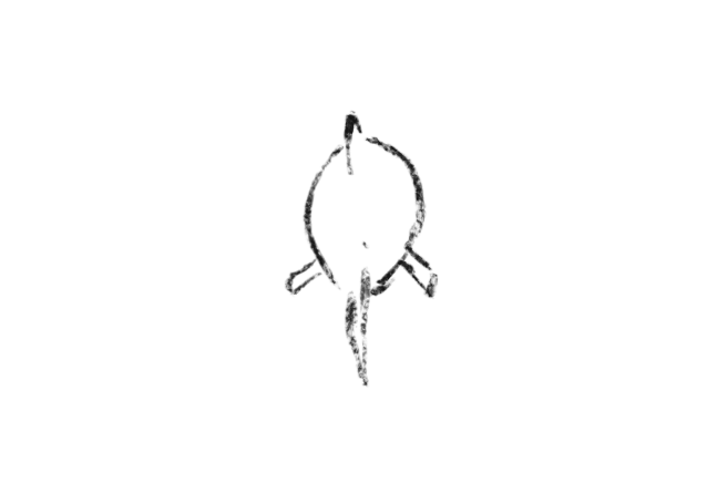 Rotoscoped from 3d model and animation I created