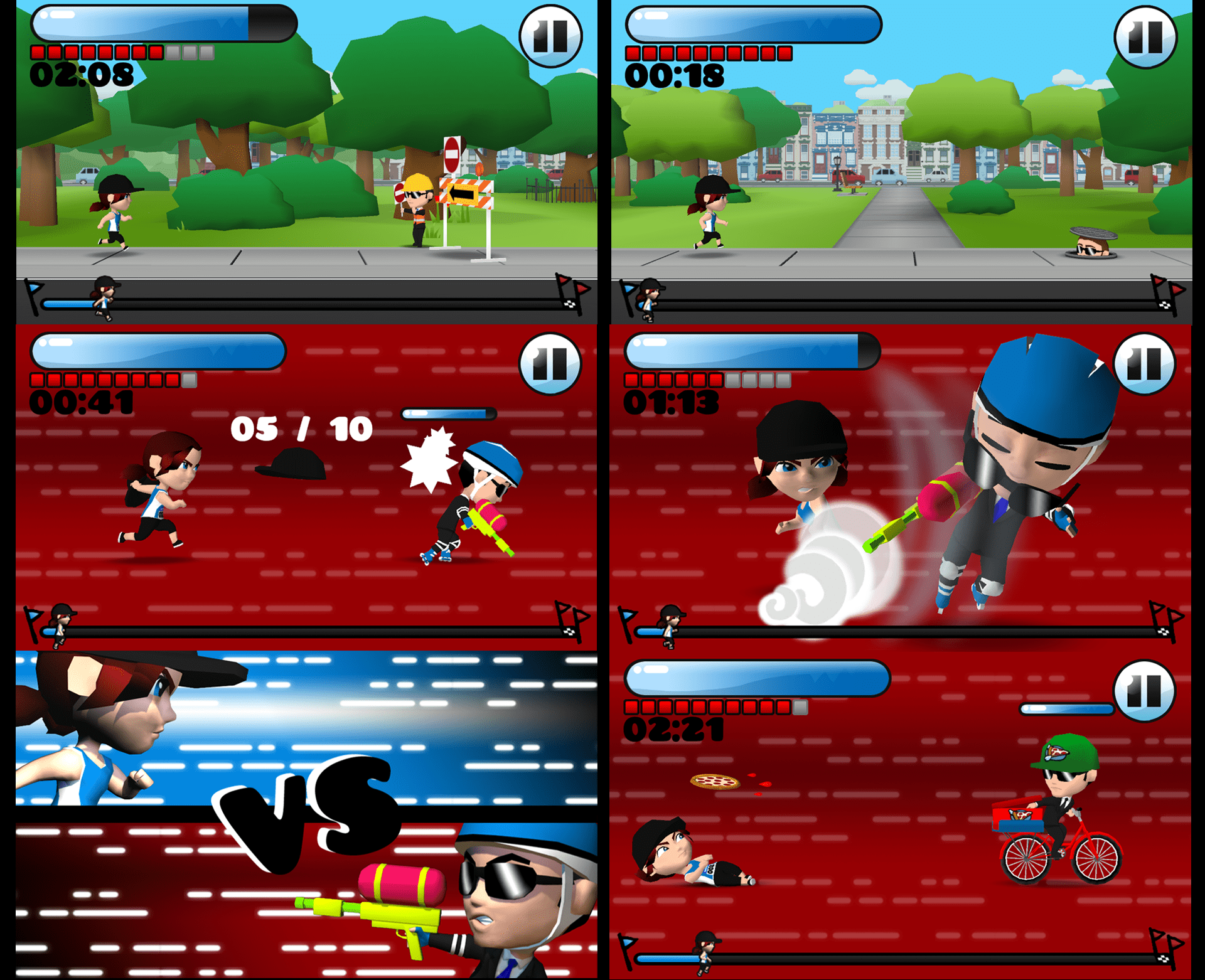 Amelia vs. the Marathon: Screenshots: 3DsMax, Unity