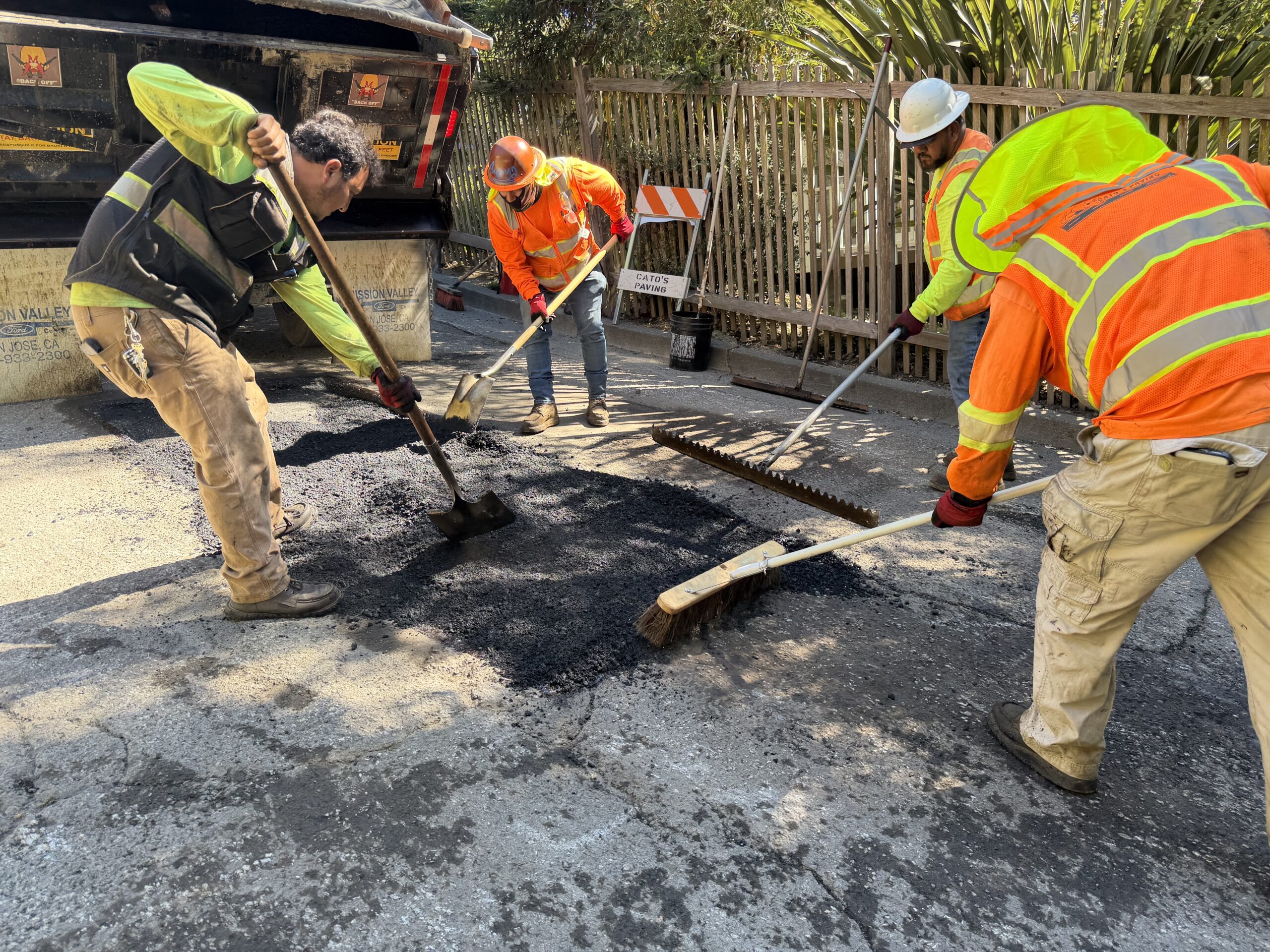 asphalt paving patching