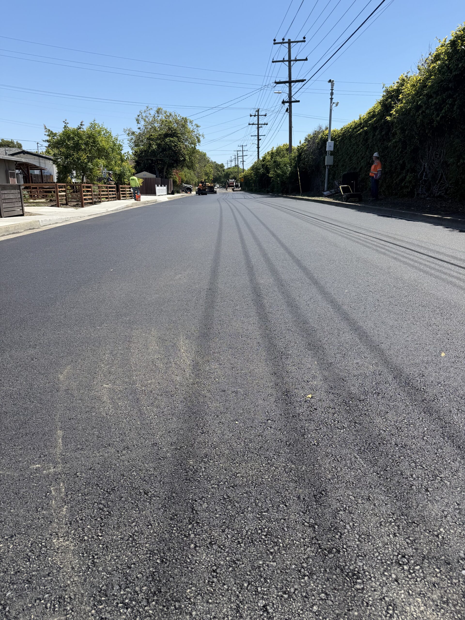 Finishing up the street. Looking good.