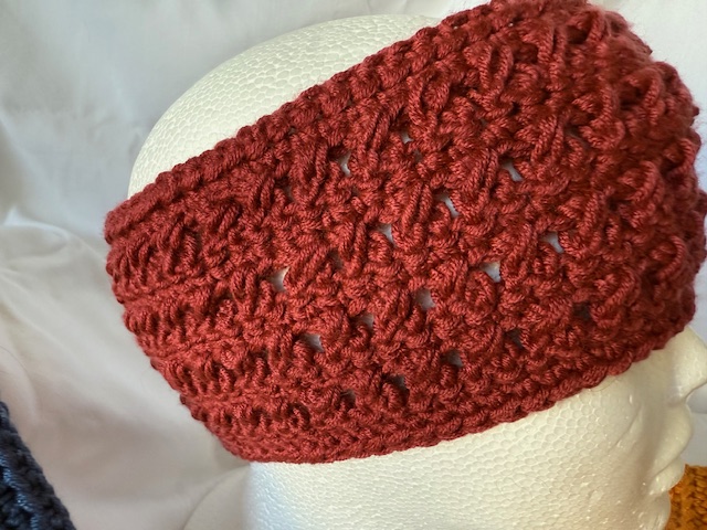 Criss-Cross Headband | Dark Red