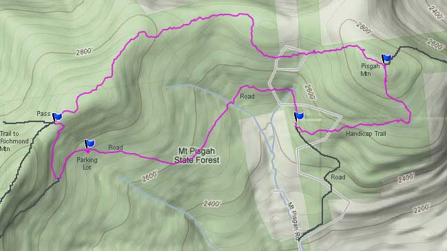 Pisgah Mountain Loop PM Pisgah Map 02 