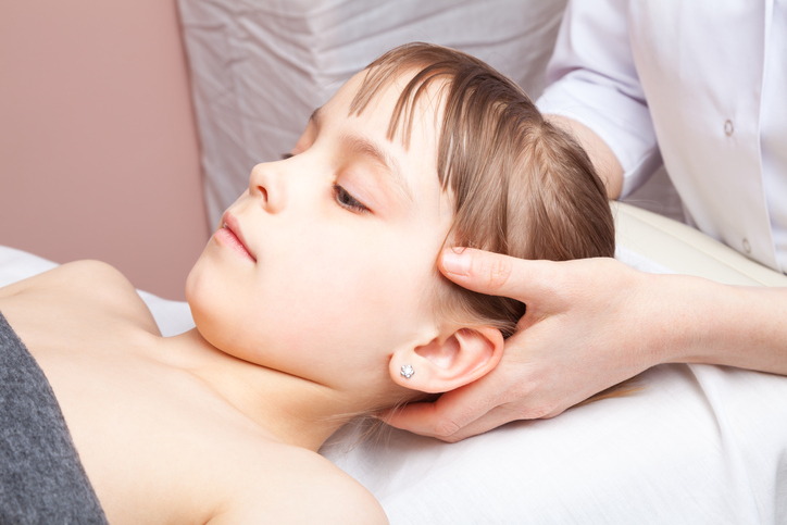 CATS cranial adjusting treatment on young girl