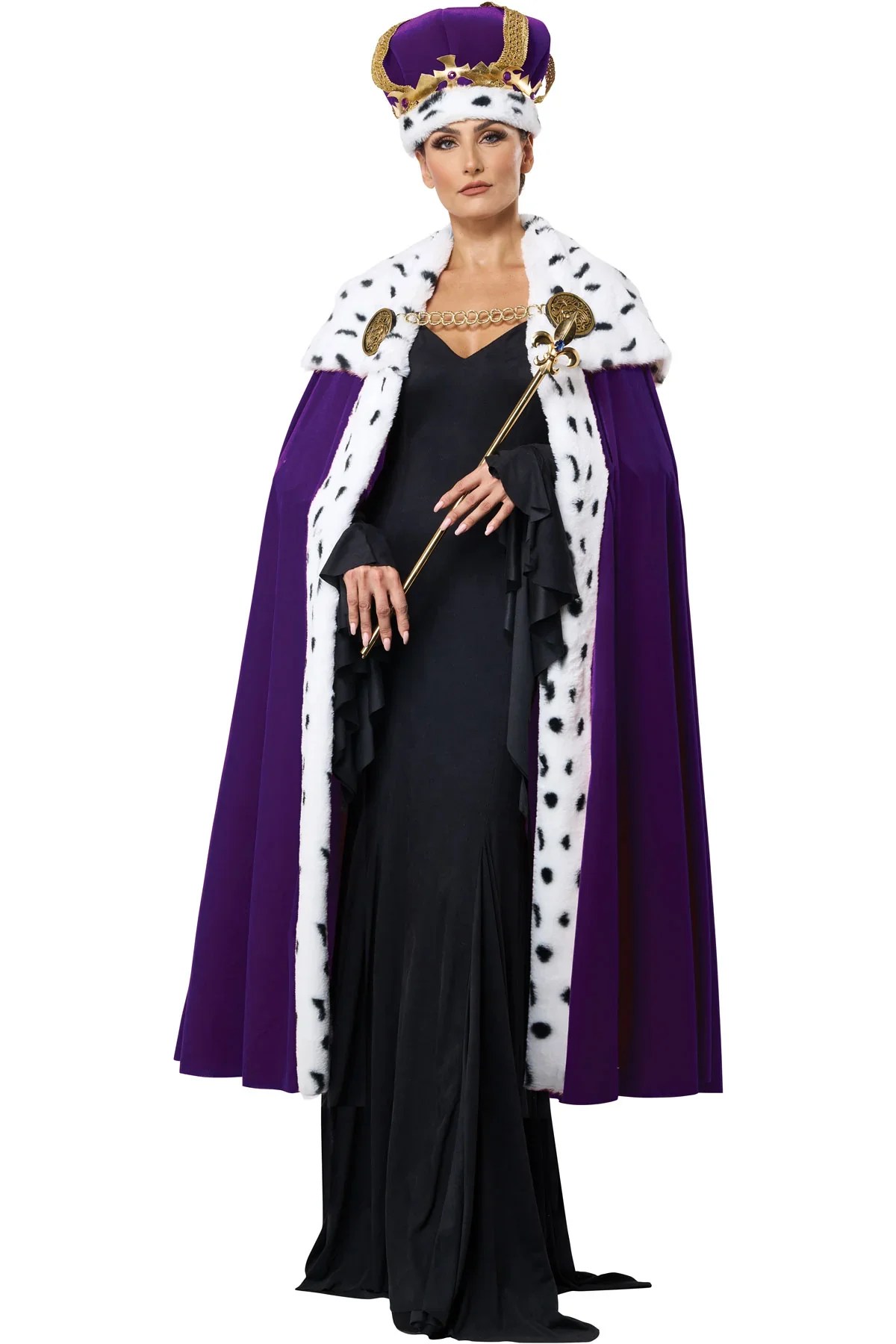 Royal King Cape Crown Purple Adult Caufield S Novelty