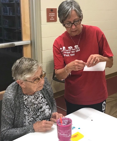 Women working together during craft class