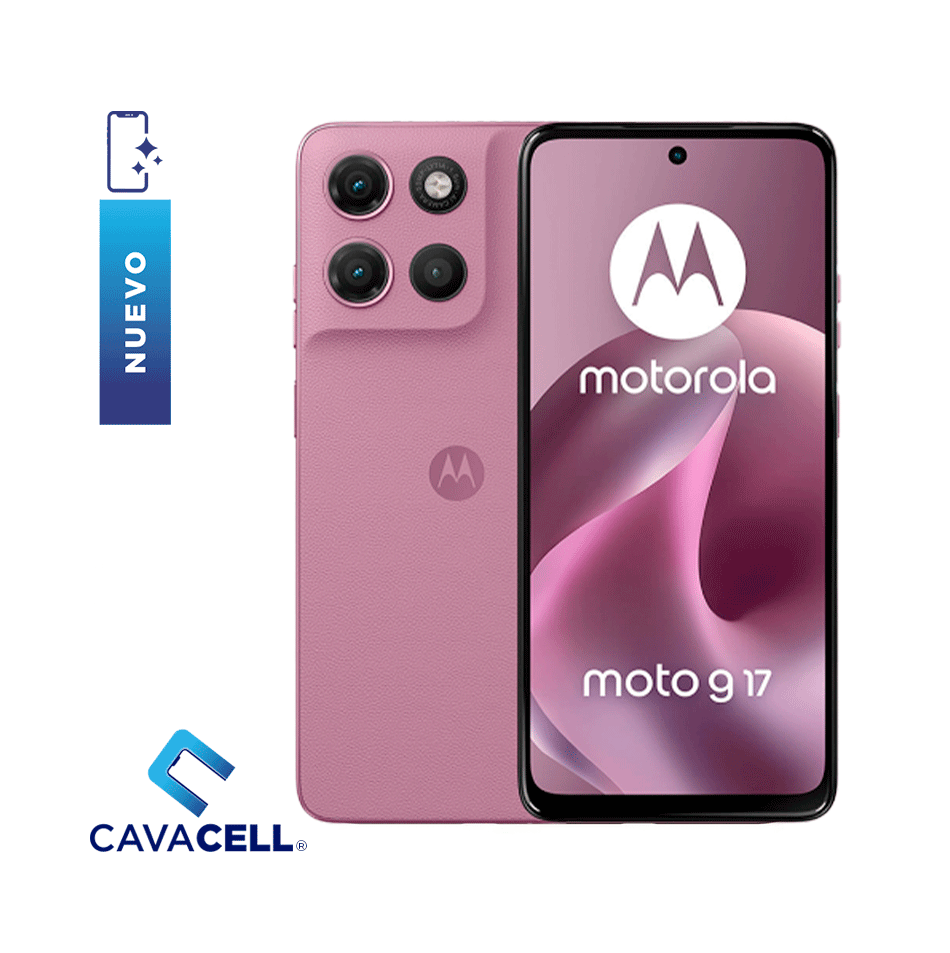 4+256GB-MOTOROLA G17 – DUAL SIM – ROSA