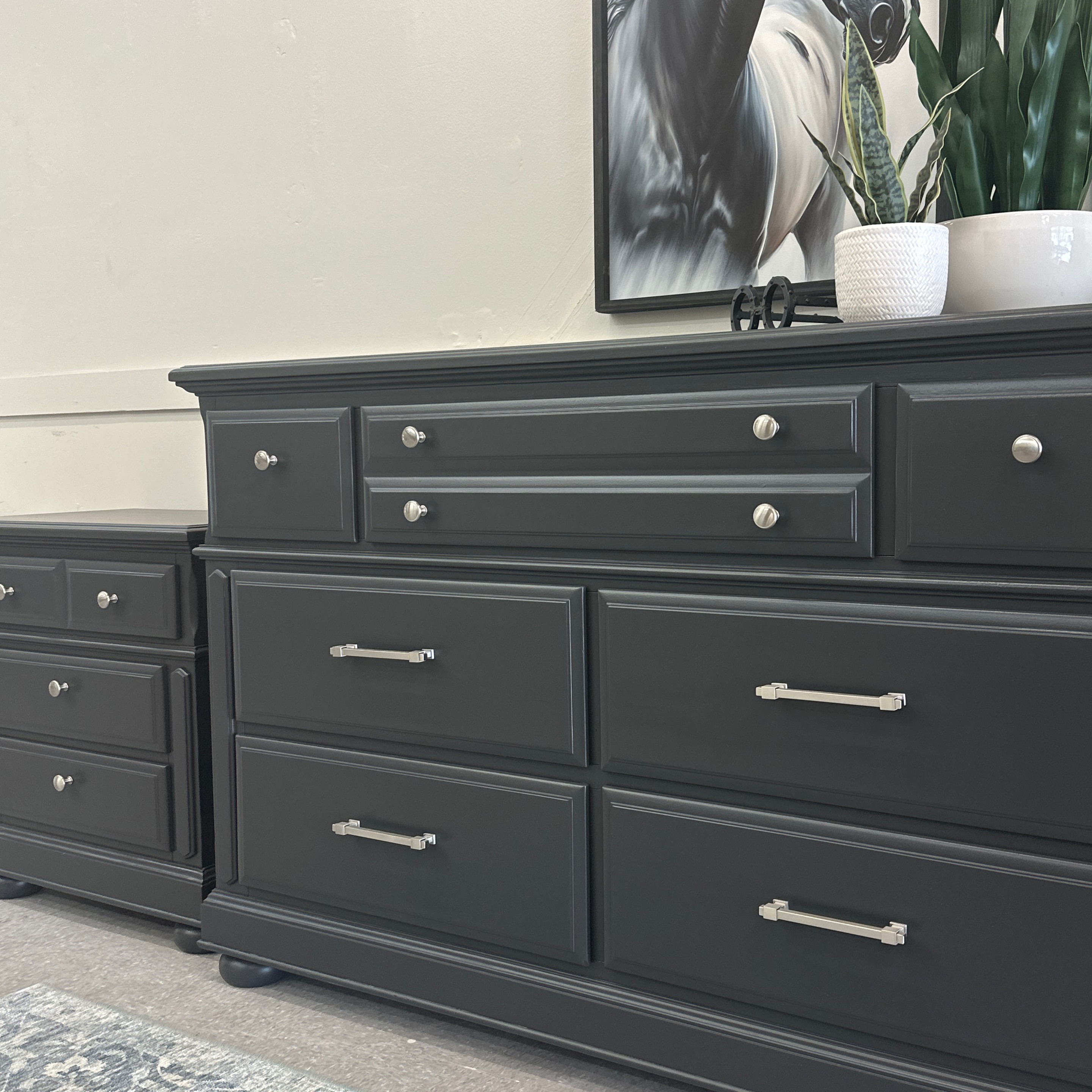 Soft Black Dresser Set - Image 1