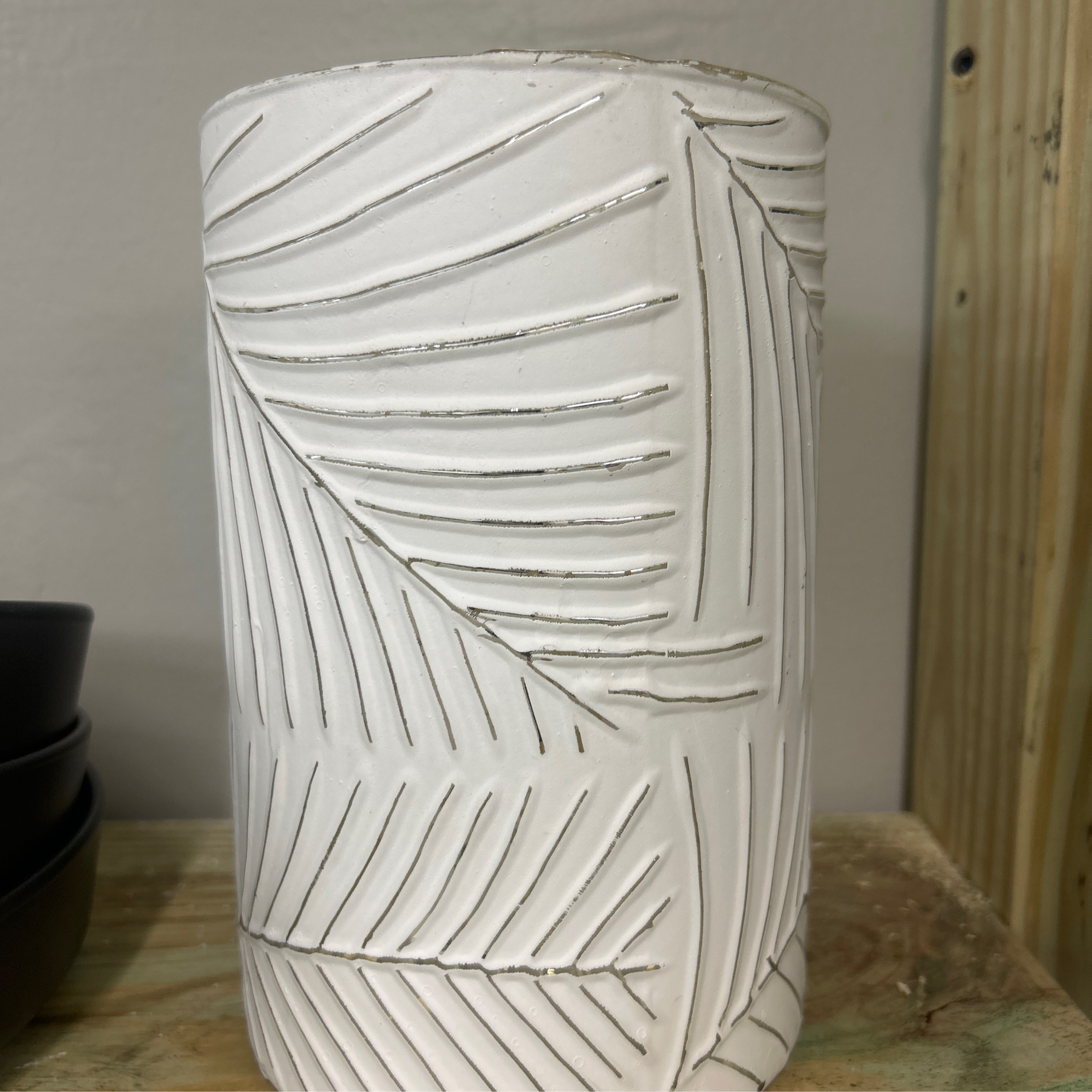 Leaf Print Vase - Image 1