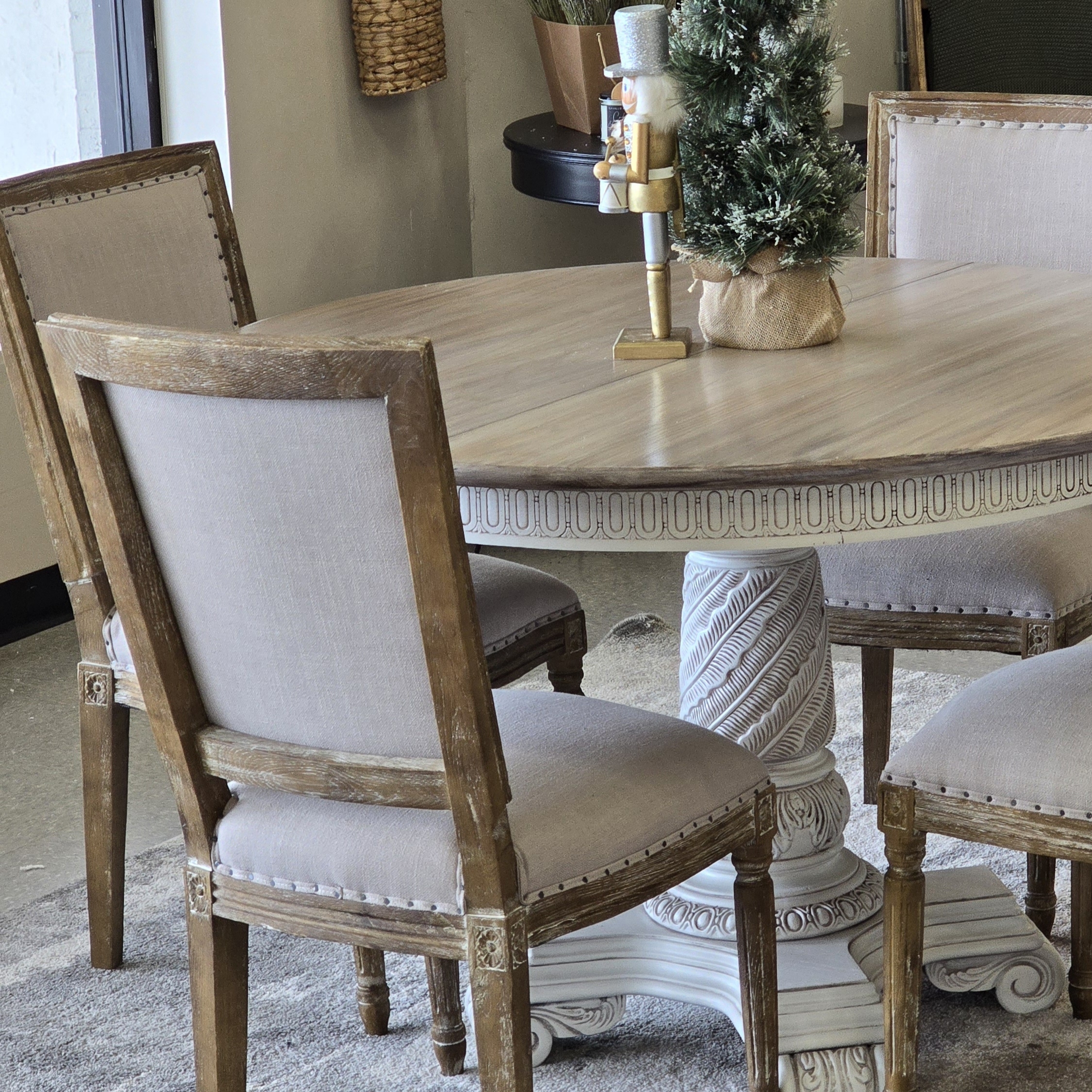 Rustic Round Table - Image 1