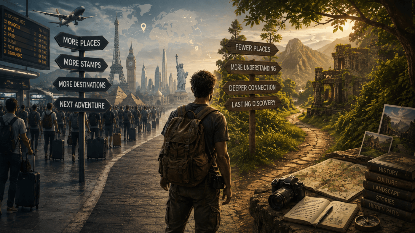 The Depth Deficit: Why More Travel Eventually Stops Feeling Like Discovery