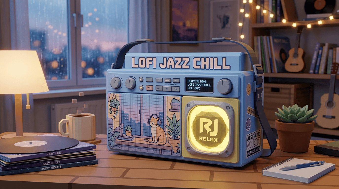 Melhores IDs de Música Lofi, Jazz e Chill no Roblox