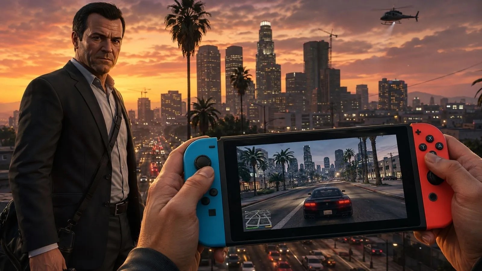GTA V roda no Nintendo Switch em port não oficial feito por fãs