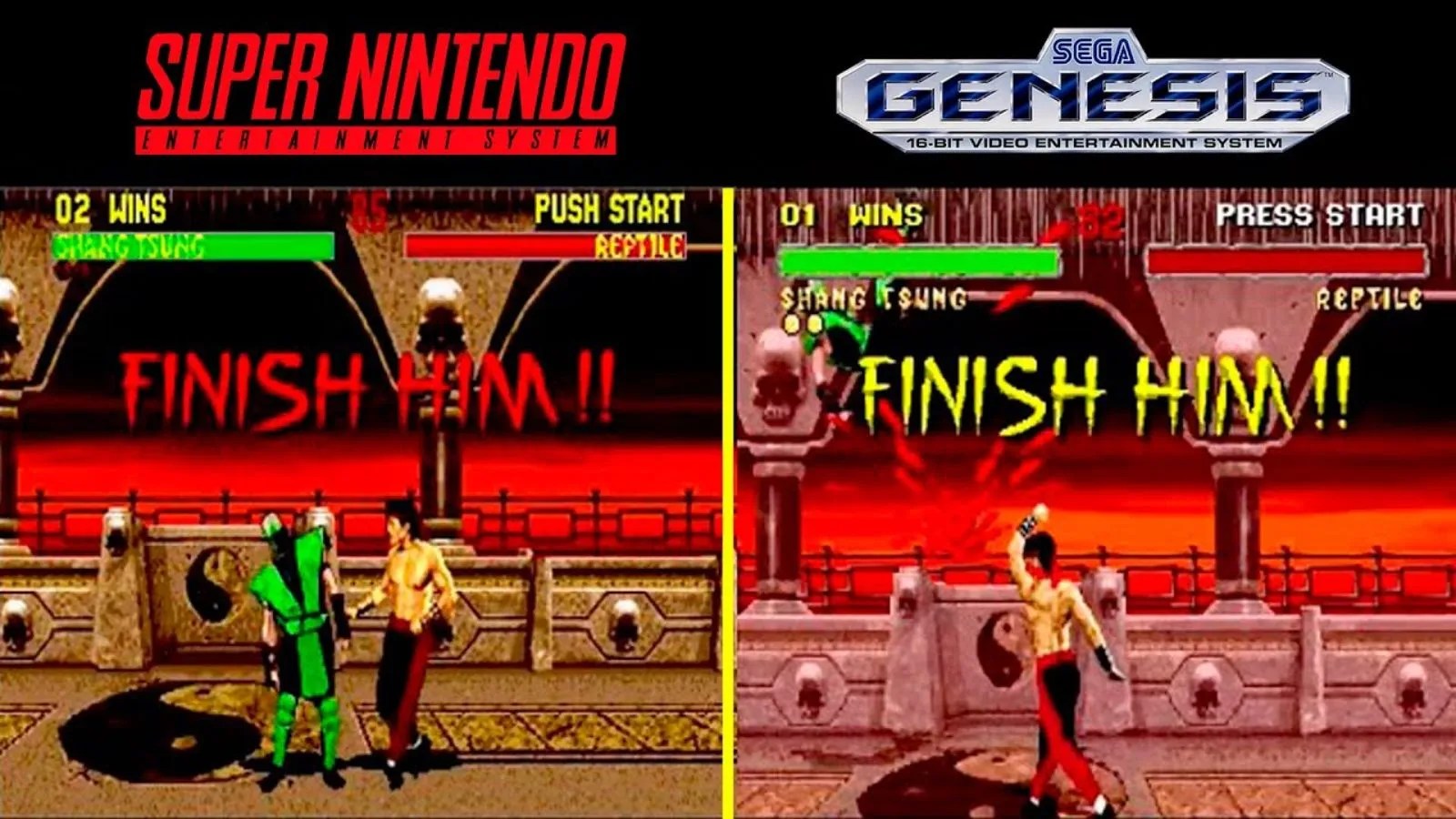 Mortal Kombat 1: SNES ou Mega Drive – qual versão jogar?