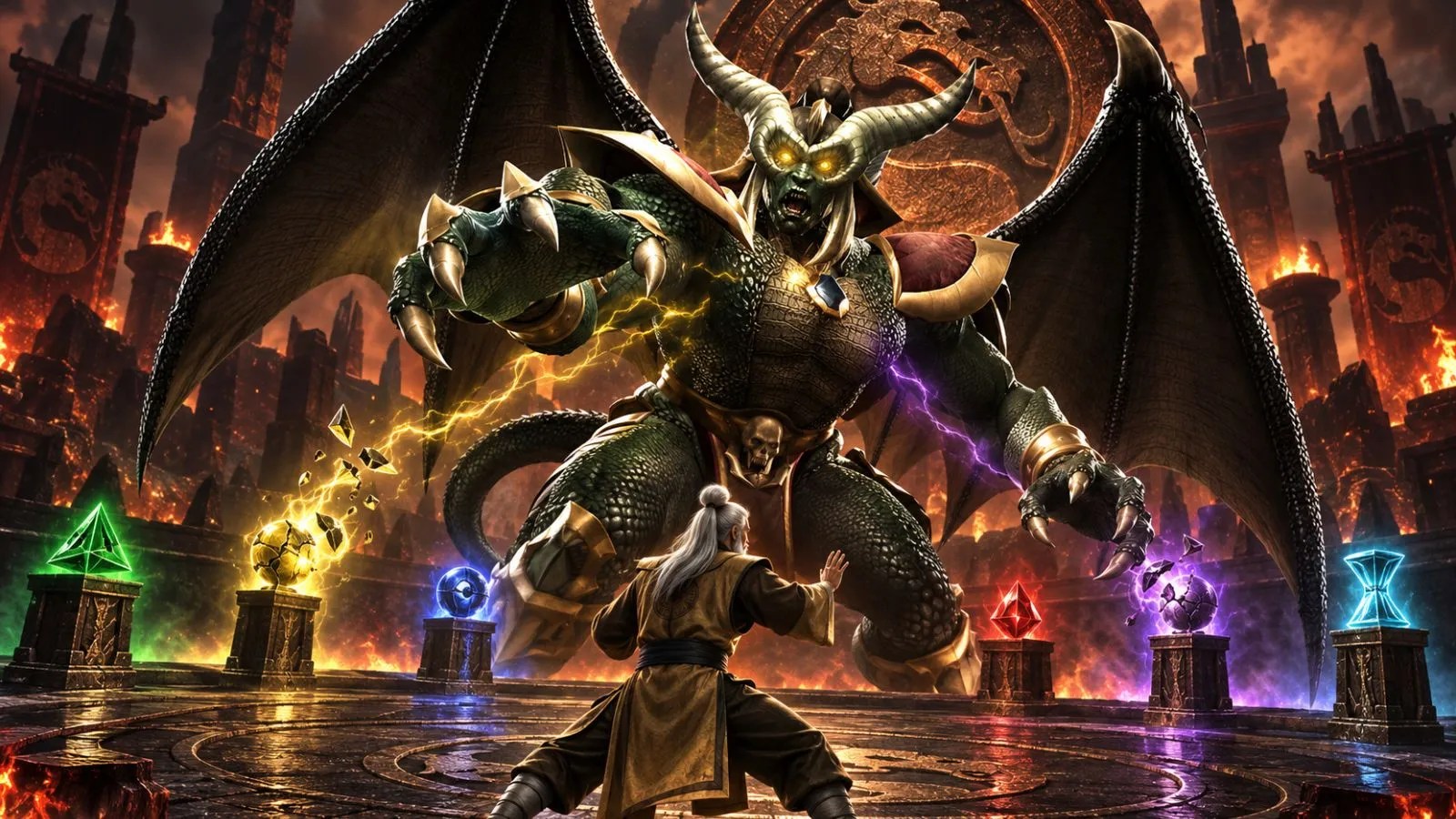 Onaga, o Dragão Rei — o vilão mais poderoso da franquia MK