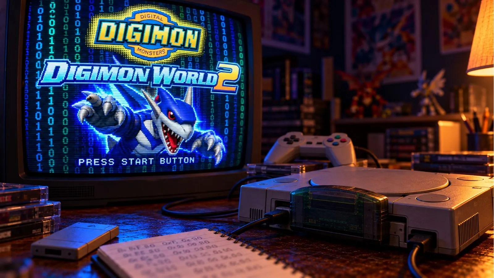 Códigos de GameShark de Digimon World 2 (PS1): Lista Completa
