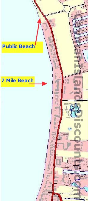 Grand Cayman Islands Parks And Activities Publicb Map.