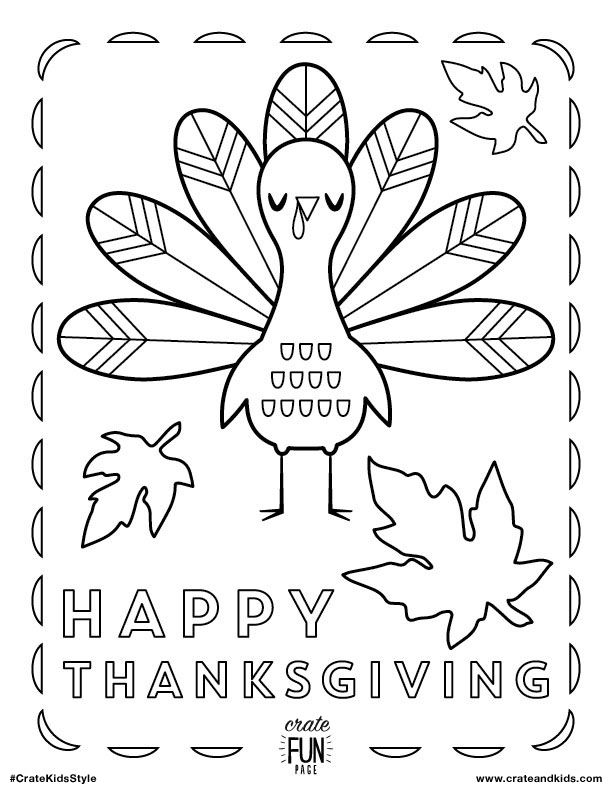 Happy Thanksgiving Coloring Pages For Kids Free Printable Pack - Best Gradient Patterns in Retina