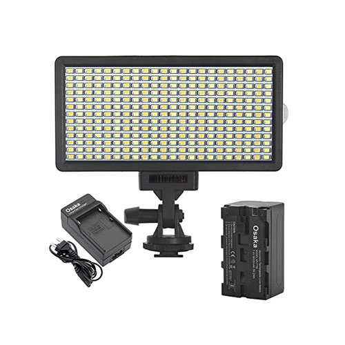 Osaka OS-308 Pocket LED Pro Video Light Set with Battery & Charger