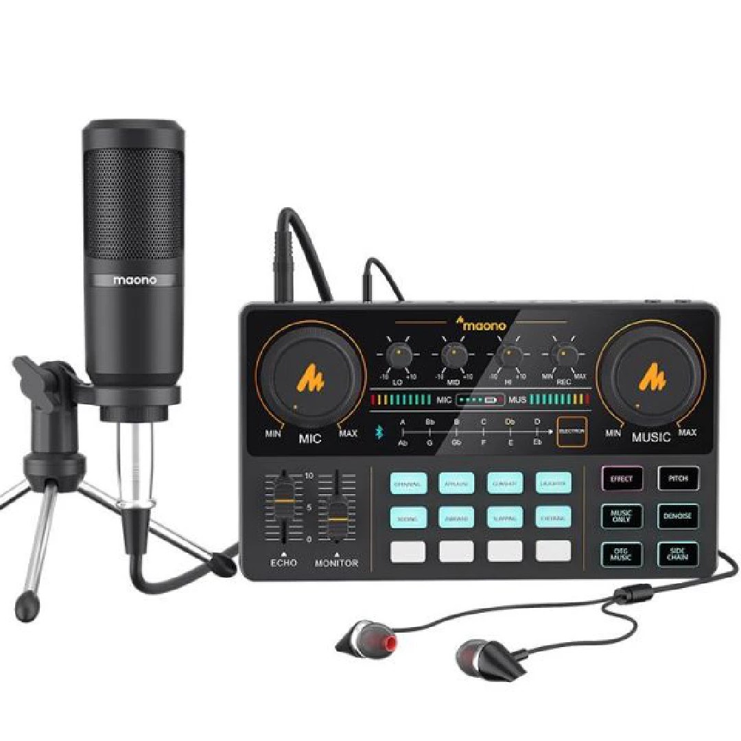 Maono caster Lite AU-Am200S1 Single Portable Mic Bundle