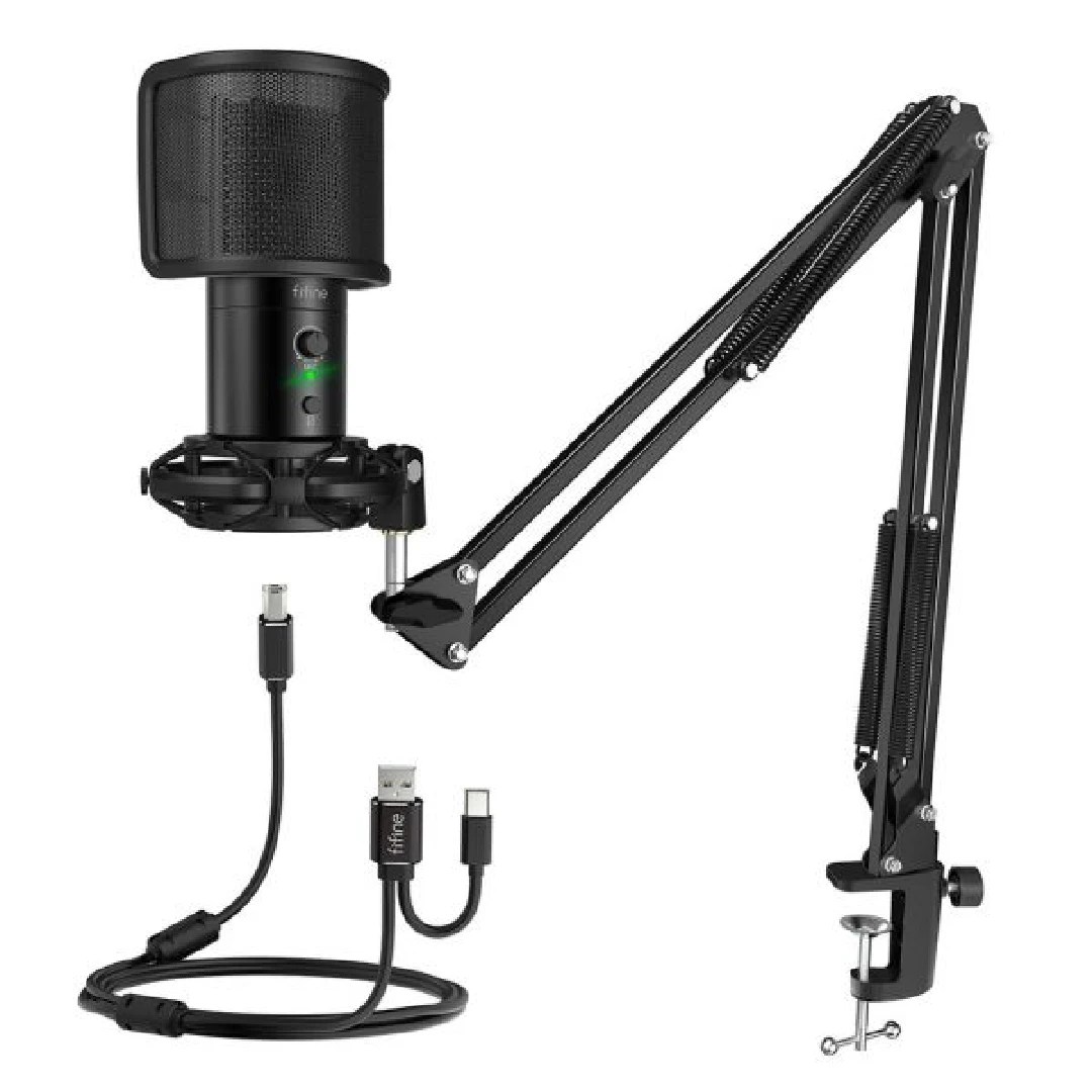 FIFINE T683 USB gaming Streaming Microphone