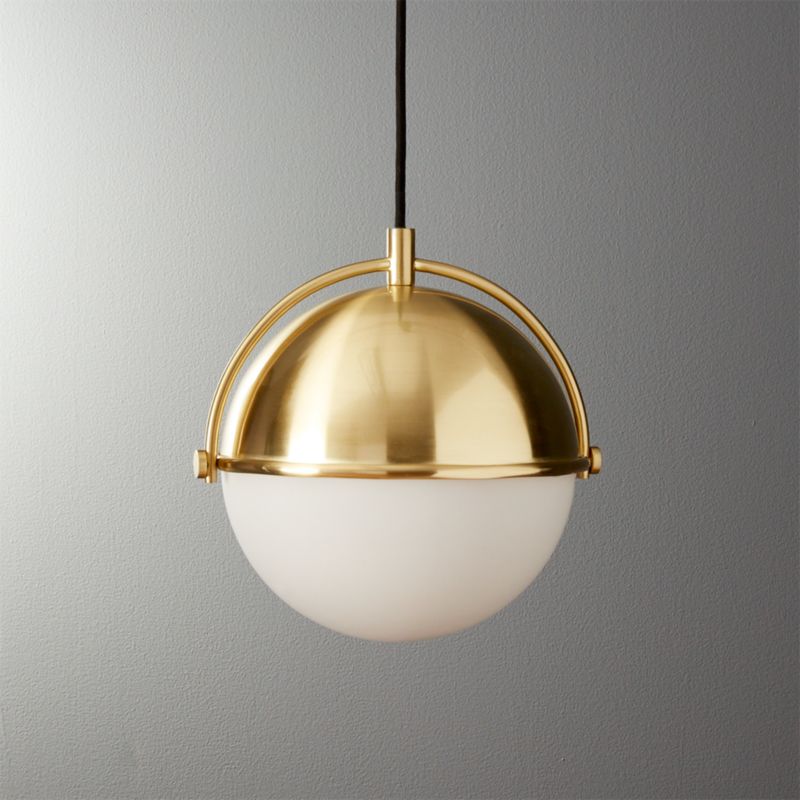 Following are some tips on how to choose the best ceiling fan for your space. Globe Small Brass Pendant Light + Reviews | CB2