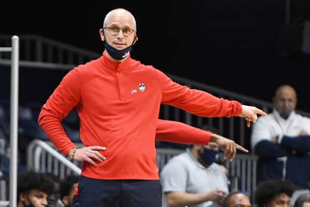 UConn basketball coach Dan Hurley