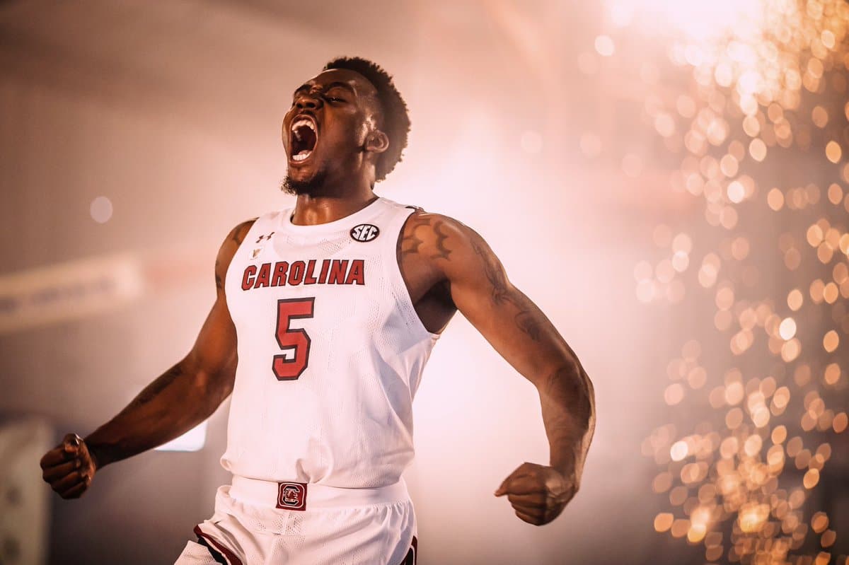 South Carolina basketball player Wildens Leveque
