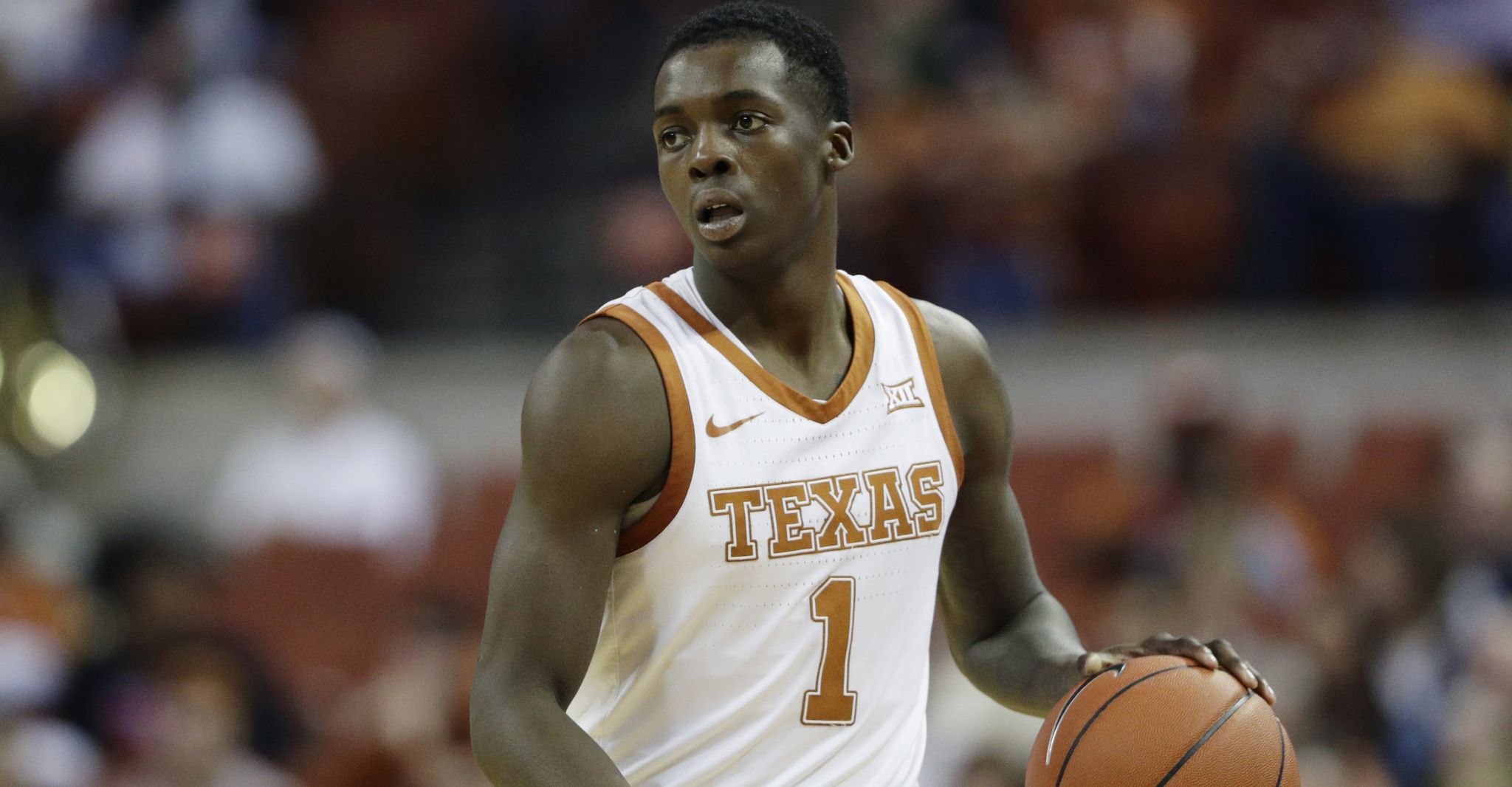 Texas basketball player Andrew Jones
