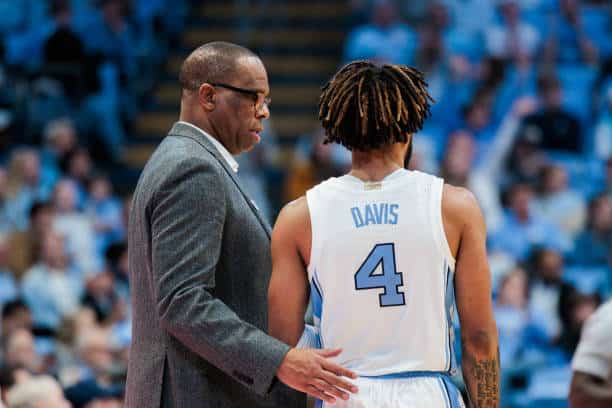 Hubert Davis, RJ Davis, North Carolina Tar Heels, ACC basketball
