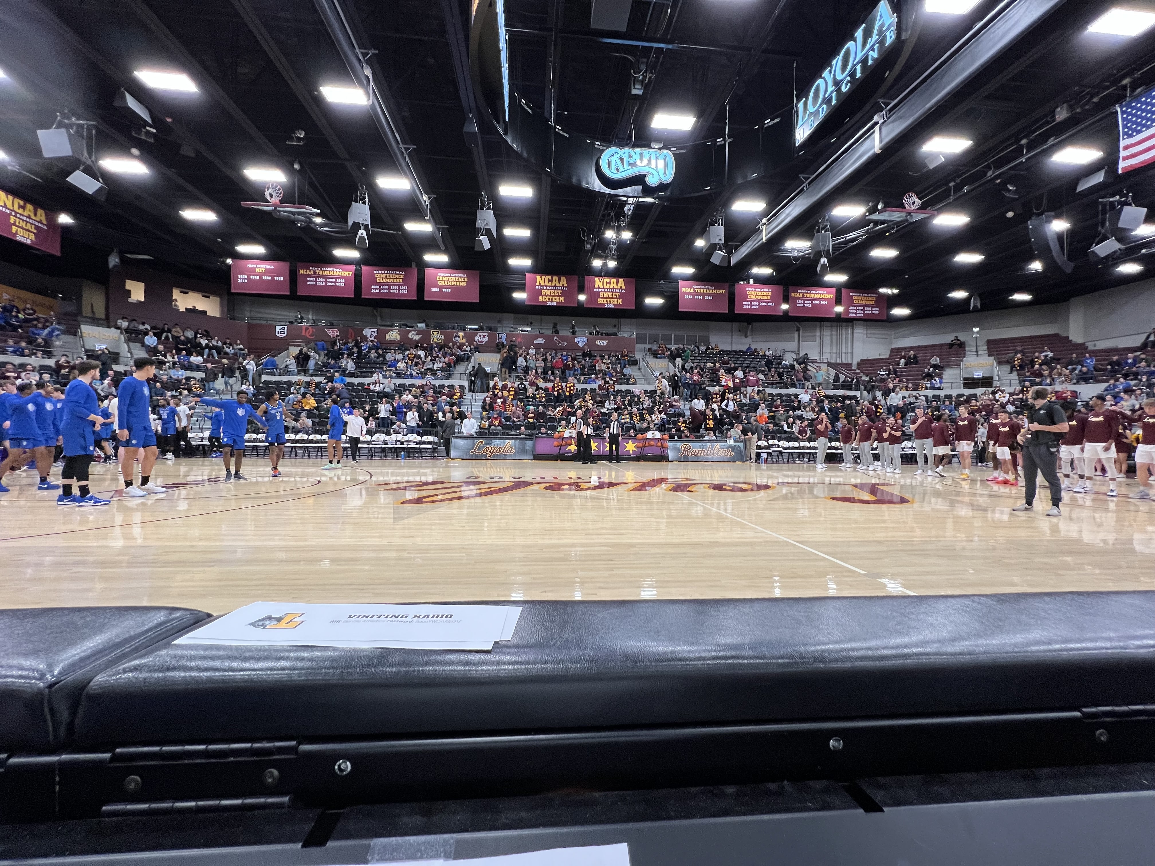 Loyola Chicago basketball court