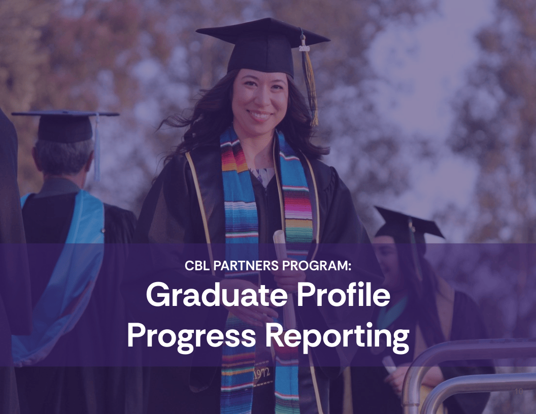Graduate Profile Progress Report Program Image | CBL Partners.