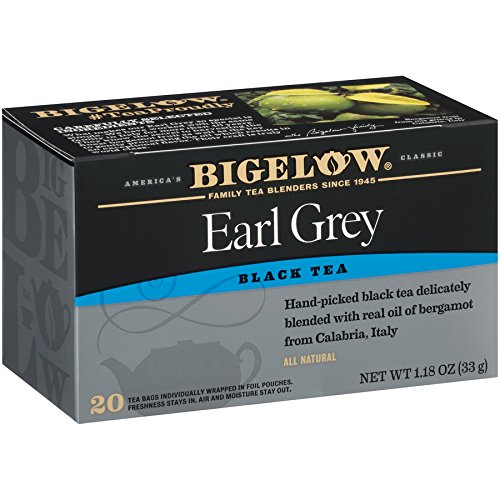 BIGELOW EARL GREY TEA- TEA BAG BOX