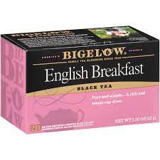 BIGELOW ENGLISH BREAKFAST TEA- TEA BAG BOX