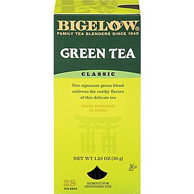 BIGELOW GREEN TEA- TEA BAG BOX
