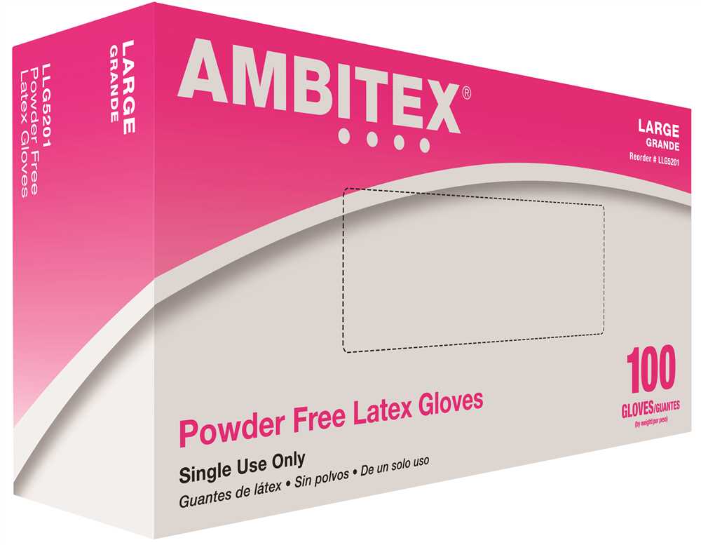 Ambitex Large Cream Latex Disposable Powder-Free Latex Gloves (10-Case/100-Pack)