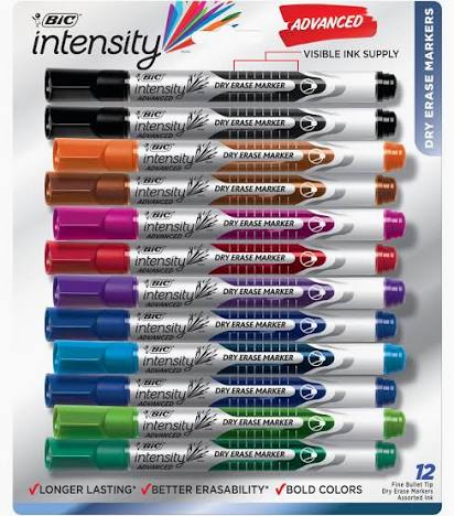 BIC Intensity Advanced Dry Erase Markers