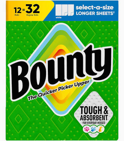 Bounty 2 Ply Paper Towels-12 rolls