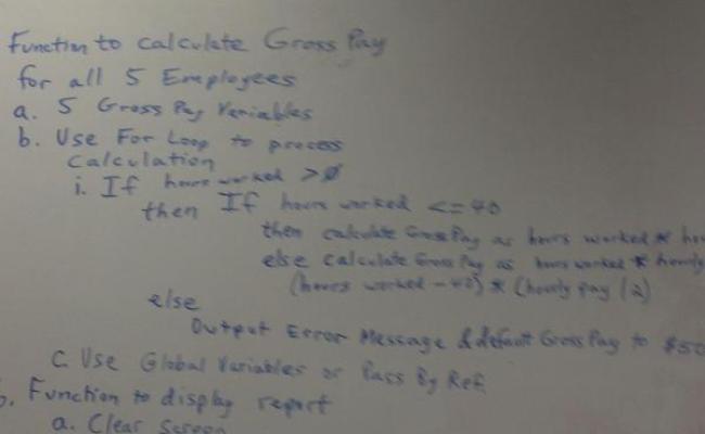 Programing A Payroll Calculator With C++