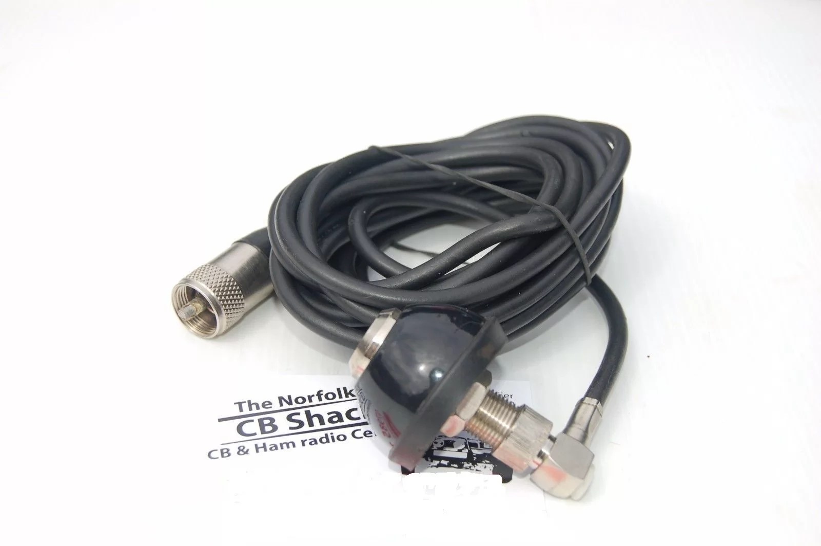 Moonraker 3/8 DV Base Mount & Cable Kit For CB Or Ham Radio Mobile Antenna - 4m Included