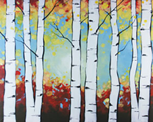 How To Simply Paint Birch Trees With Watercolors
