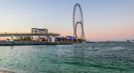 Bluewaters Island in Dubai