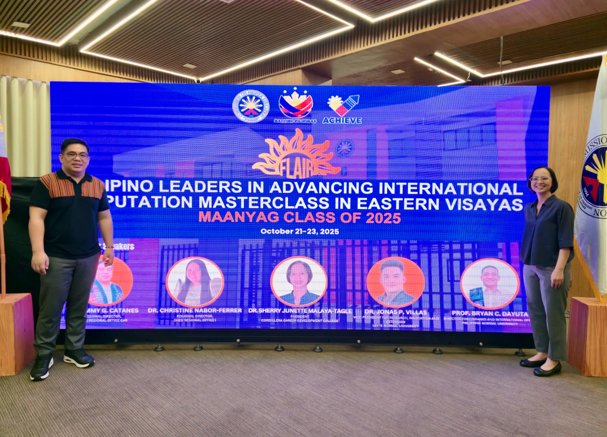 Pres. Tagle as one of the speakers during the FLAIR Masterclass.