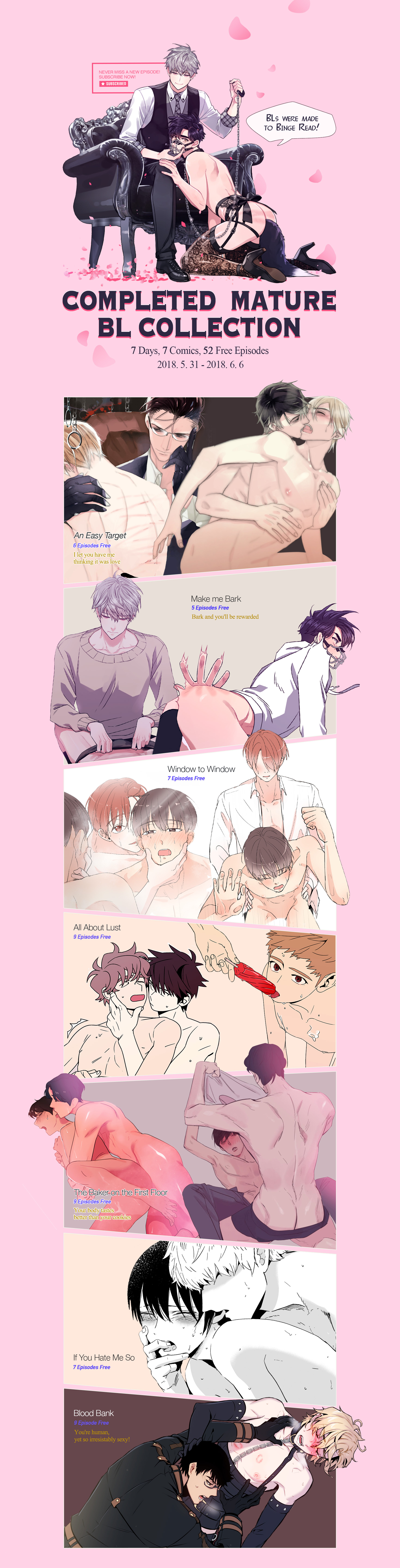 Perkembangan komik korea atau manhwa memang menarik. Completed Mature Bl Collection Bls Were Made To Binge Read Lezhin Comics