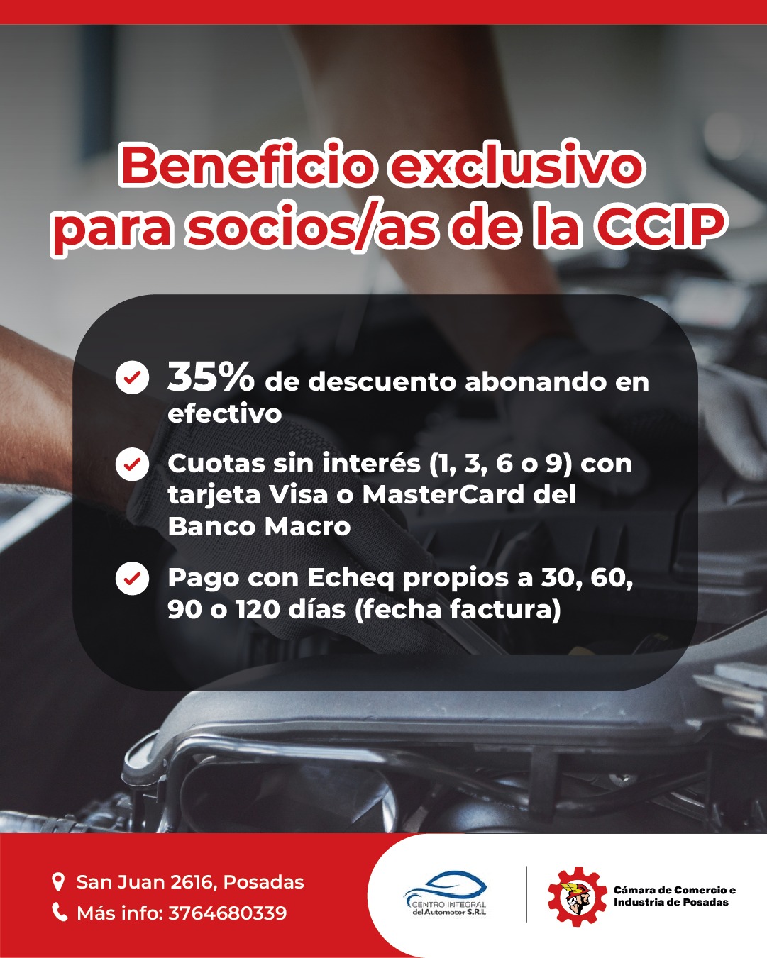 ¡Nuevo beneficio exclusivo para la comunidad CCIP!