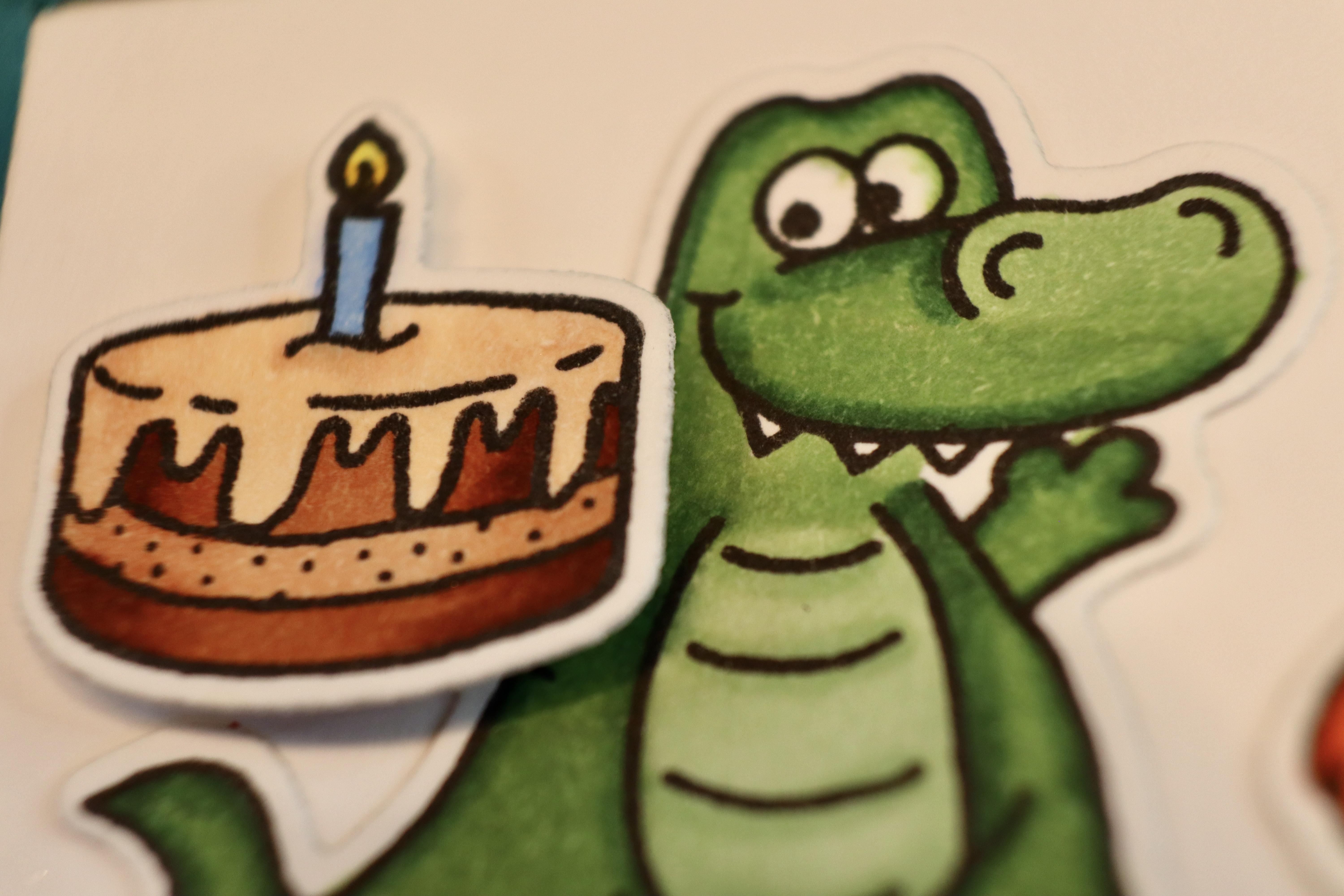 Peek-a-Boo Slimline Card