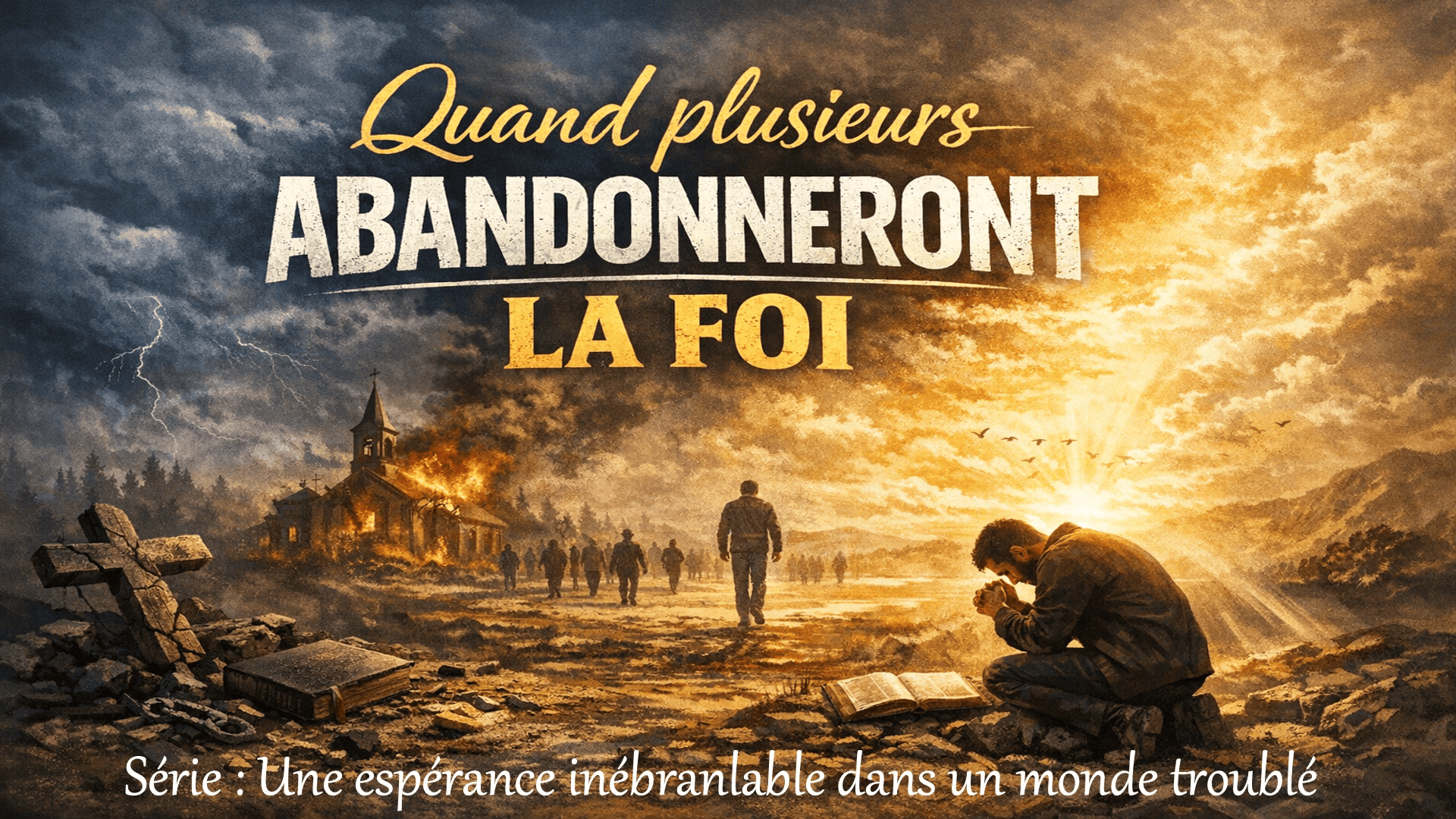 Quand plusieurs abandonneront la foi